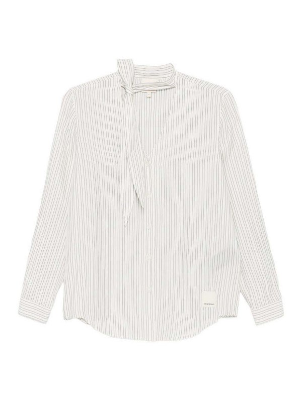 EMPORIO ARMANI: シャツ - シャツ - 白
