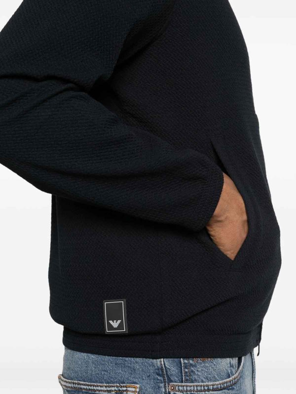 スウェットシャツ/セーター - ブルー shop online: EMPORIO ARMANI