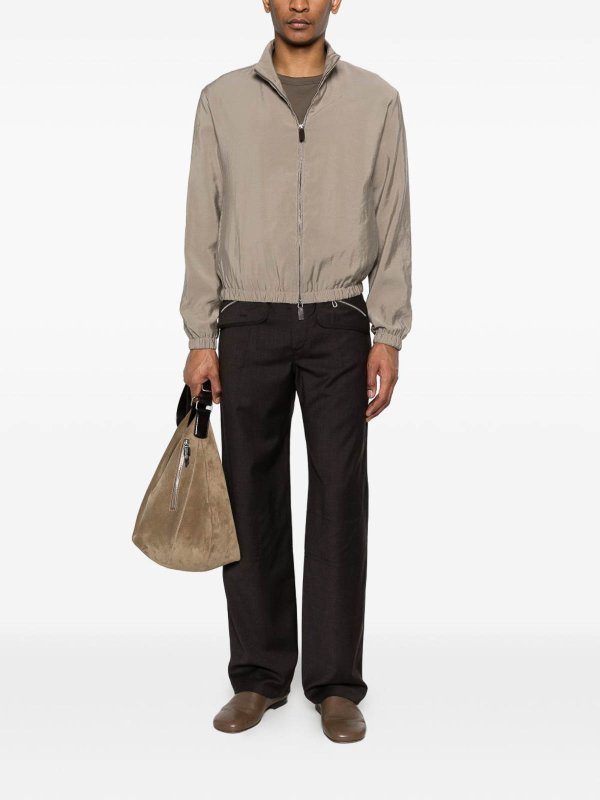 EMPORIO ARMANI buy online ダウンジャケット - ライトブラウン