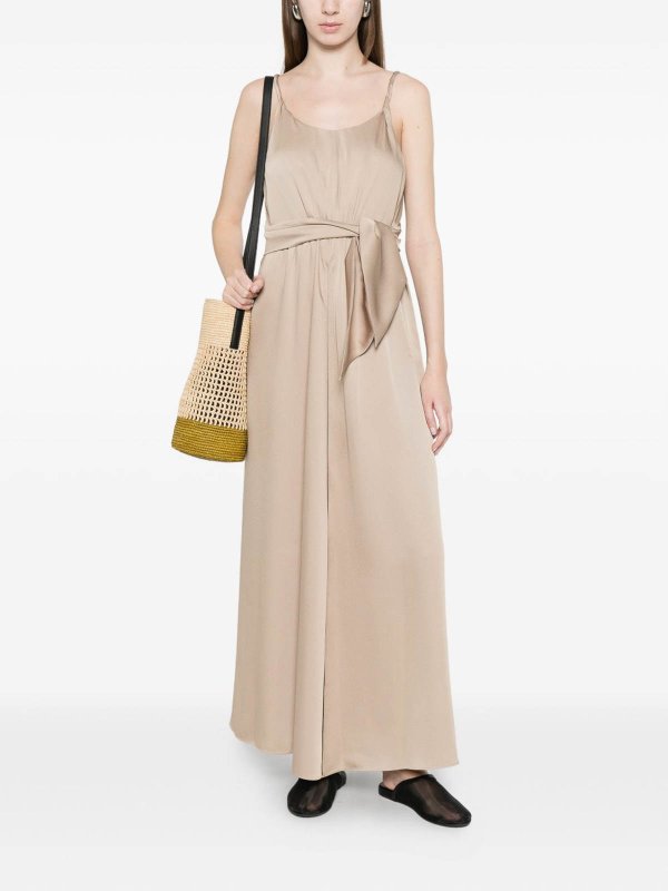 EMPORIO ARMANI: マキシドレス online - マキシドレス - ベージュ