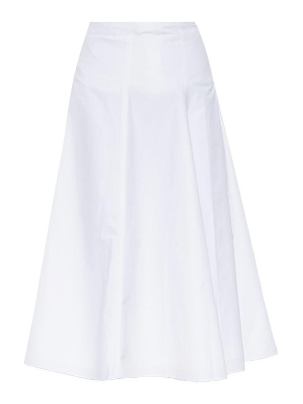 JACQUEMUS: Knielange und Midi Röcke - Midirock - Weiß