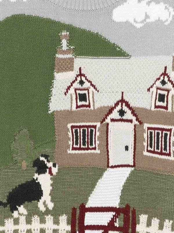 JUNYA WATANABE: Strickpullover mit Rundhalsausschnitt online - Rundhalspullover - Bunt