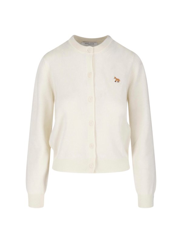 MAISON KITSUNÉ: カーディガン - カーディガン - ベージュ
