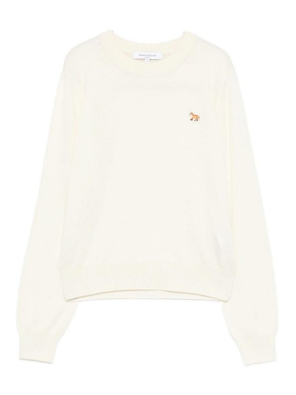 MAISON KITSUNÉ: クルーネック - クルーネック - ベージュ