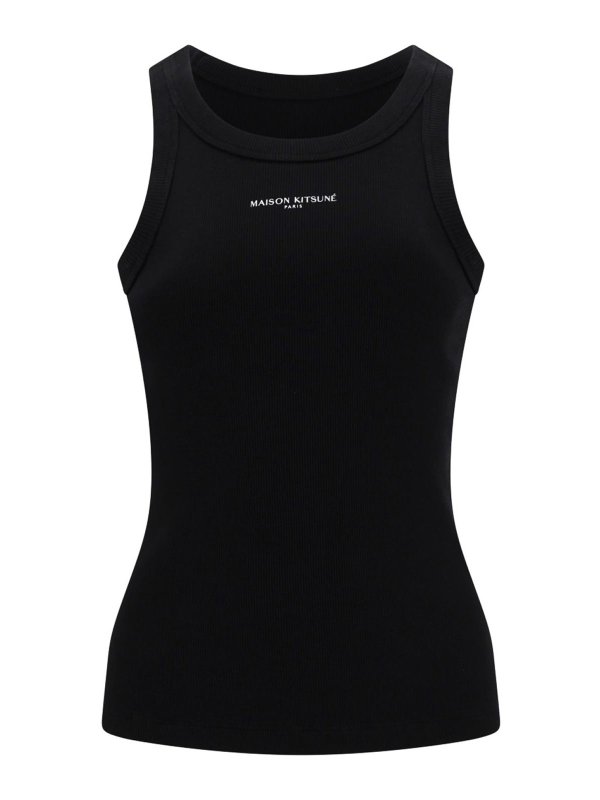 MAISON KITSUNÉ: Tops und Tank Tops - Top - Schwarz