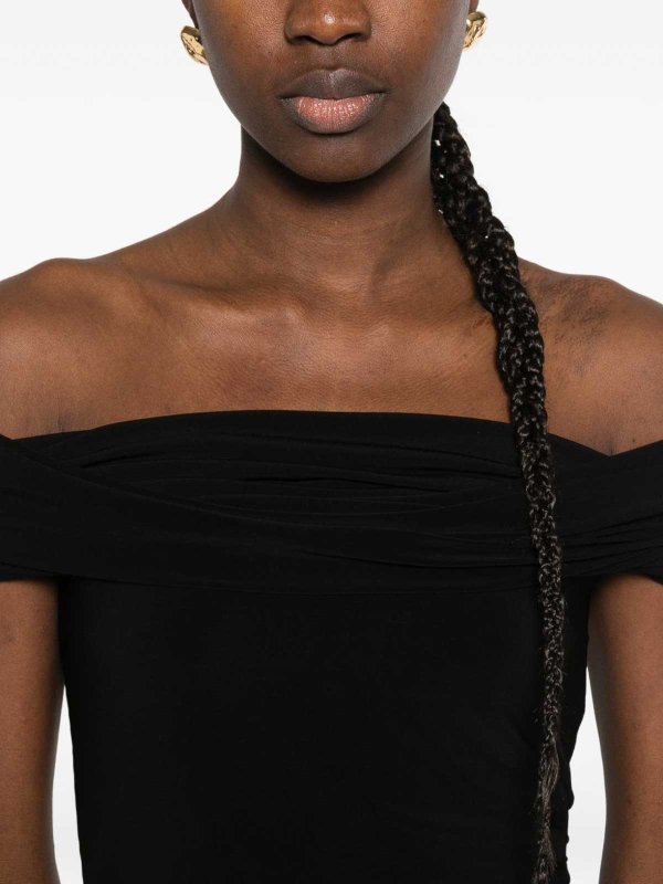 The Best Shops Norma Kamali: ニーレングスドレス - 膝丈ドレス - 黒