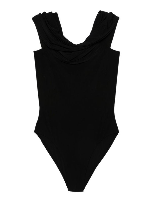 Norma Kamali: Tops & Tank tops - Offshoulder Bdoysuit