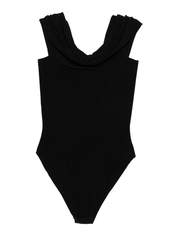 Norma Kamali: Tops & Tank tops online - Offshoulder Bdoysuit