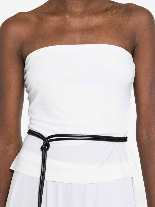 The Best Shops Norma Kamali: Tops und Tank Tops - Top - Weiß