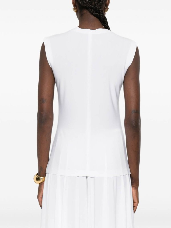 トップ/タンクトップ - 白 shop online: Norma Kamali