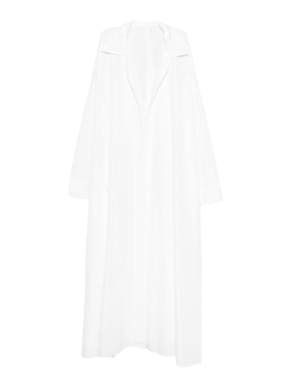 Norma Kamali: Hemden - Hemd - Weiß