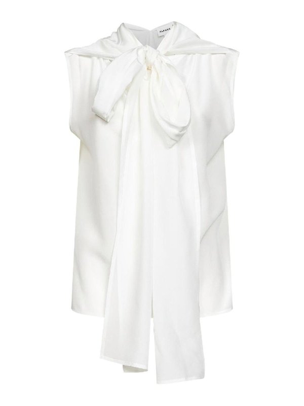 P.A.R.O.S.H.: Tops y camisetas sin mangas - Top - Crema