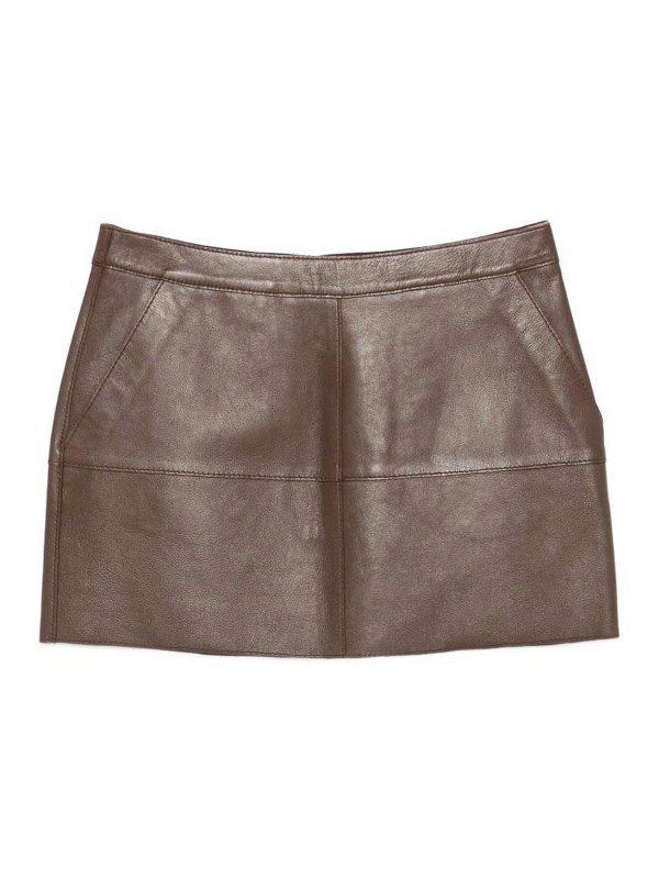P.A.R.O.S.H.: Mini jupes - Mini Jupe - Marron