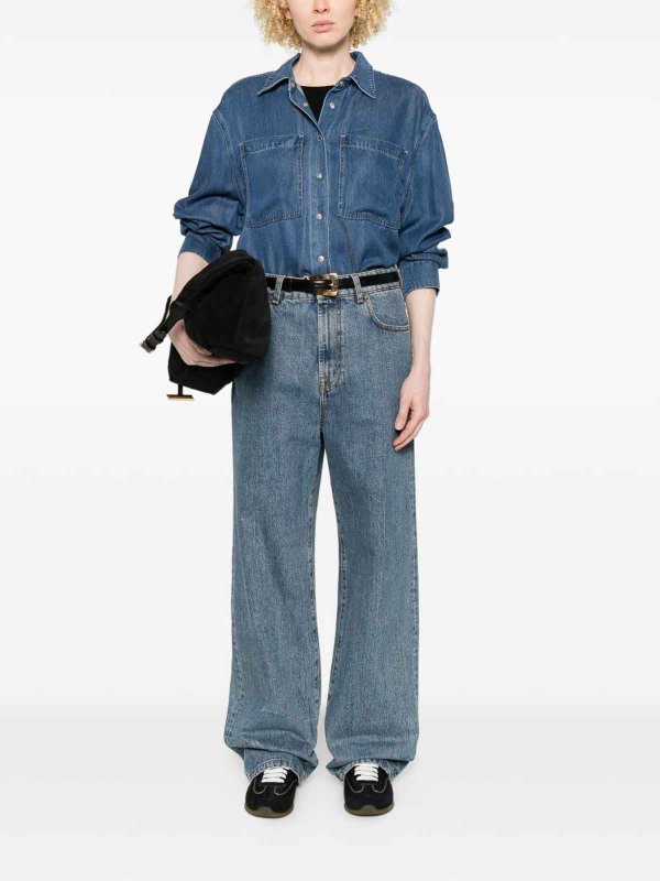 SEVEN: camicie online - Camicia in cotone denim