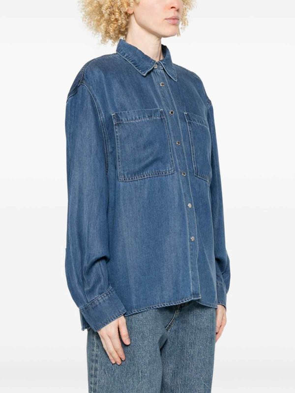 SEVEN buy online Camicia in cotone denim