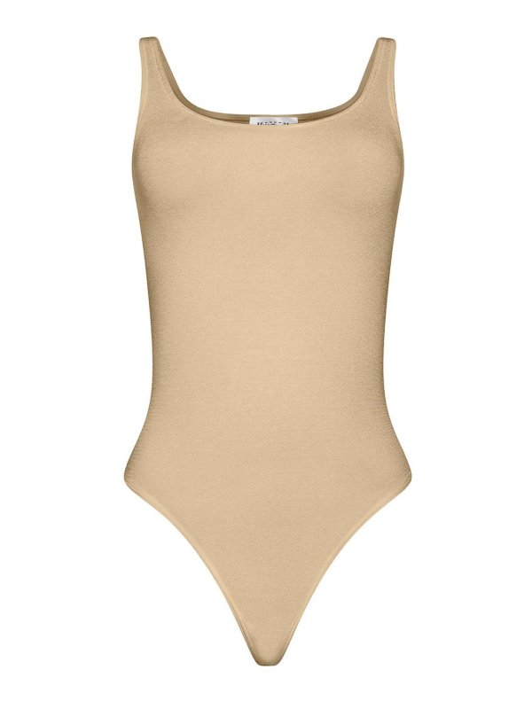 WOLFORD: Tops y camisetas sin mangas - Top - Beis