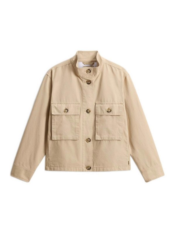 WOOLRICH: カジュアルジャケット - カジュアルジャケット - ベージュ