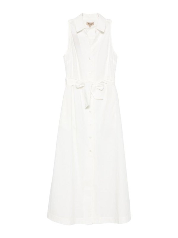 WOOLRICH: ニーレングスドレス - 膝丈ドレス - 白