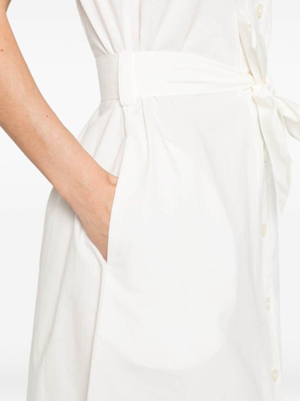 WOOLRICH: ニーレングスドレス online - 膝丈ドレス - 白