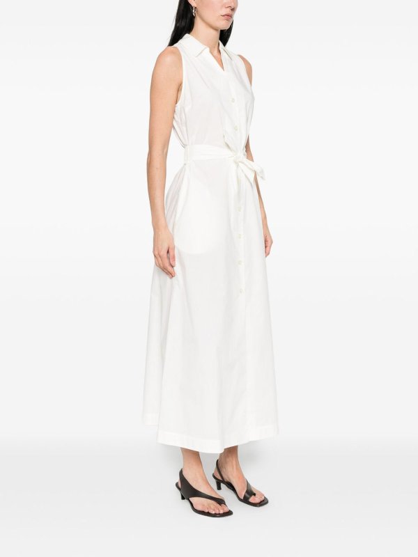 The Best Shops WOOLRICH: ニーレングスドレス - 膝丈ドレス - 白