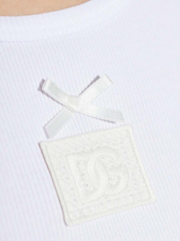 DOLCE & GABBANA: Tops und Tank Tops online - Top - Weiß
