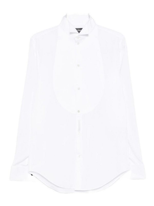 EMPORIO ARMANI: シャツ - シャツ - 白