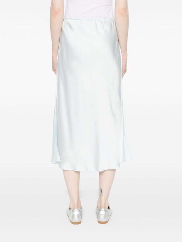 The Best Shops JIL SANDER: ロングシャツ - ロングスカート - ブルー