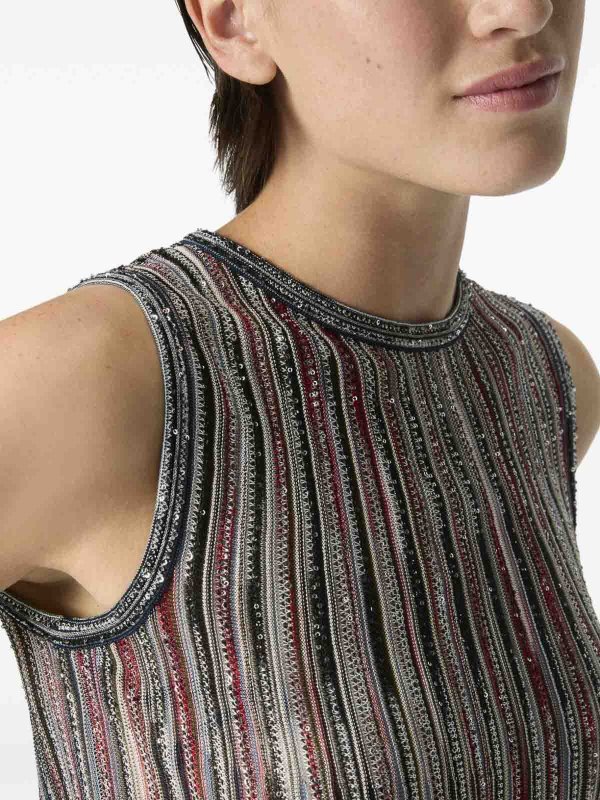 MISSONI: Top e canotte online - Canotta a righe
