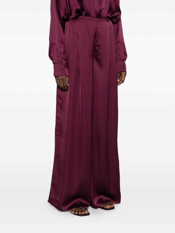 Norma Kamali: カジュアルトラウザー online - カジュアルパンツ - 紫