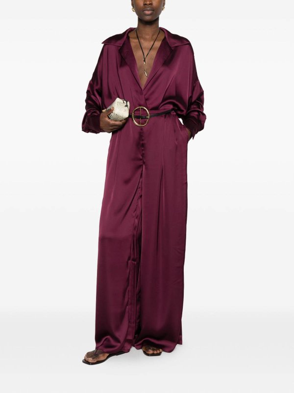 シャツ - 紫 shop online: Norma Kamali