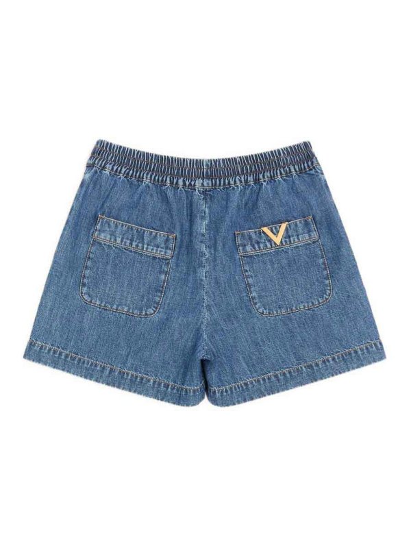 VALENTINO GARAVANI: トラウザーショーツ online - ショートパンツ - ブルー