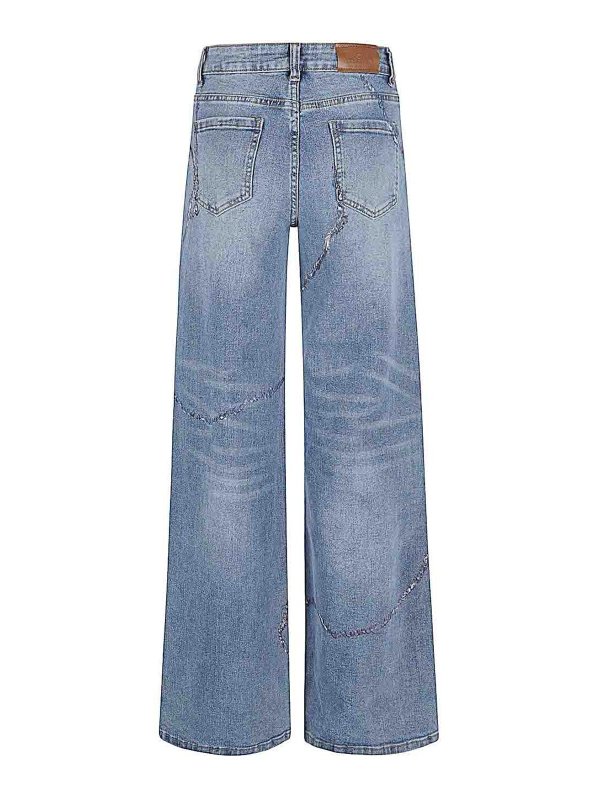 Ella Lago di Como: ストレートジーンズ online - ストレートジーンズ - ブルー