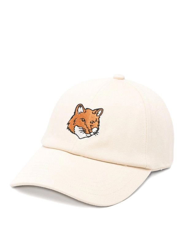MAISON KITSUNÉ: hats & caps - Fox Head Baseball Cap