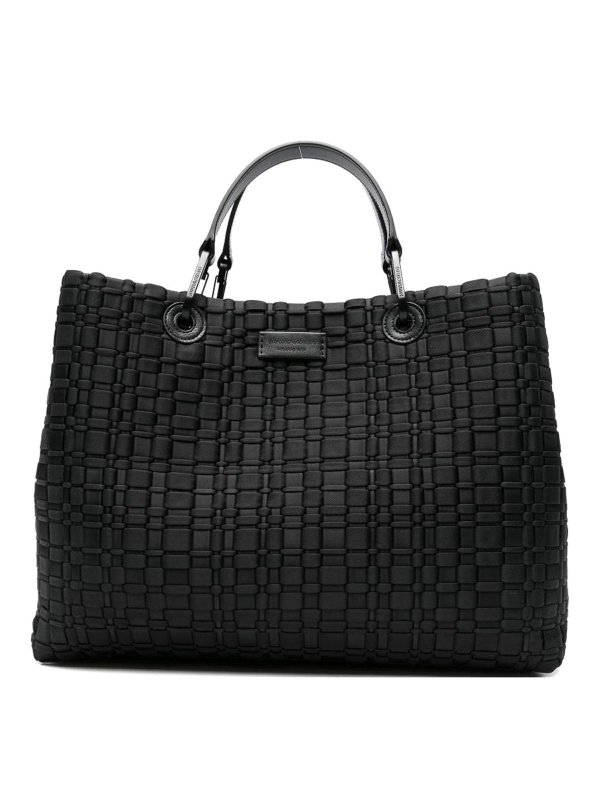 EMPORIO ARMANI: トートバッグ - トートバッグ - 黒