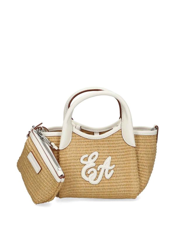 EMPORIO ARMANI buy online トートバッグ - 白