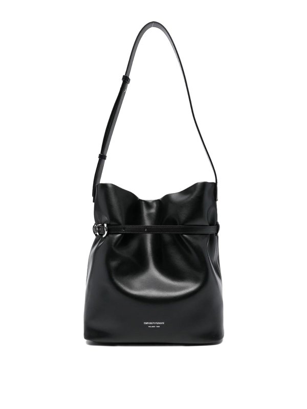 EMPORIO ARMANI: バケットバッグ - バケットバッグ - 黒