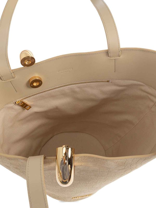 JACQUEMUS: バケットバッグ online - バケットバッグ - ベージュ