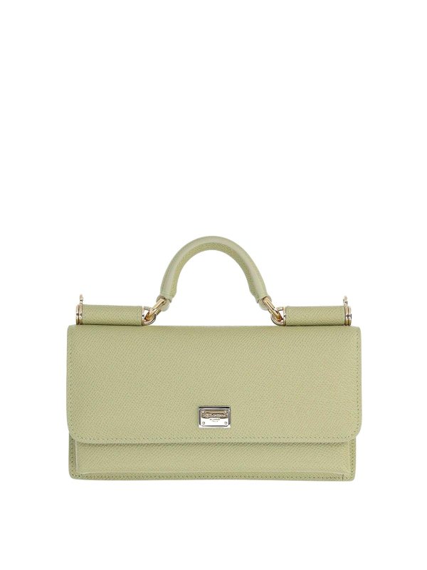 DOLCE & GABBANA: clutches - Leather Mini Bag