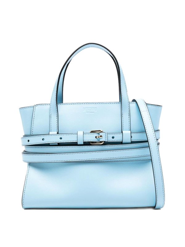 MOSCHINO: Handtaschen - Shopper - Blau