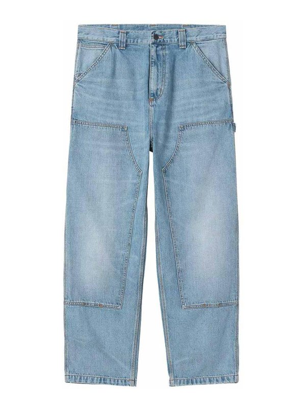 CARHARTT: Jeans Rectos - Vaqueros Rectos - Azul