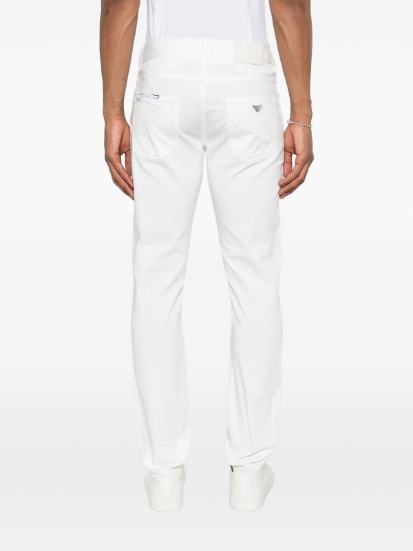 EMPORIO ARMANI: ストレートジーンズ online - ストレートジーンズ - 白