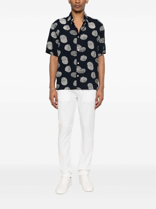 EMPORIO ARMANI buy online ストレートジーンズ - 白