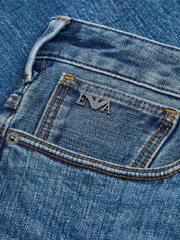 EMPORIO ARMANI: ストレートジーンズ online - ストレートジーンズ - ブルー
