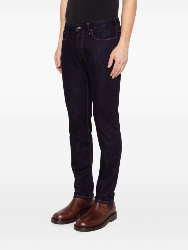 The Best Shops EMPORIO ARMANI: ストレートジーンズ - ストレートジーンズ - ブルー