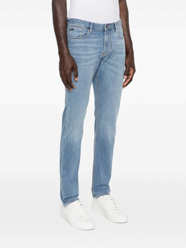 EMPORIO ARMANI: ストレートジーンズ online - ストレートジーンズ - ブルー