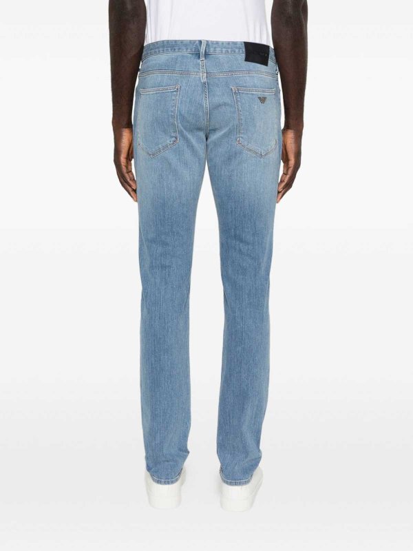 EMPORIO ARMANI buy online ストレートジーンズ - ブルー