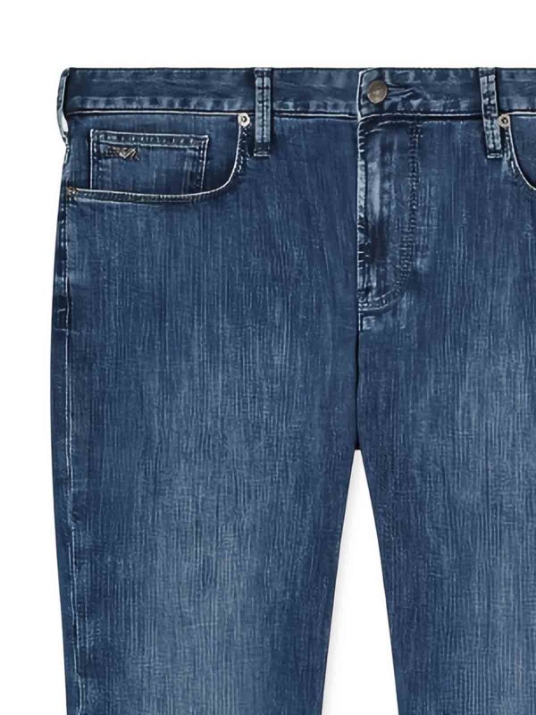 EMPORIO ARMANI: ストレートジーンズ online - ストレートジーンズ - ブルー