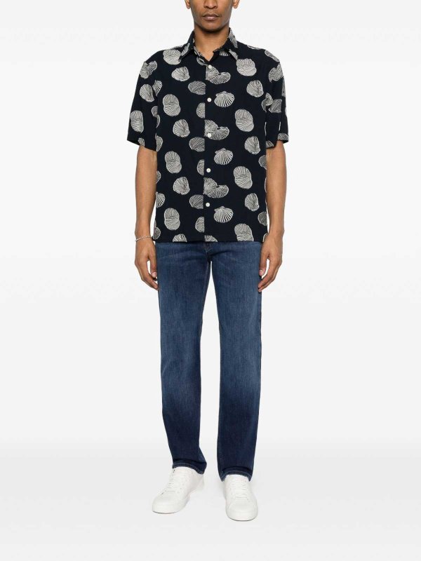 EMPORIO ARMANI buy online ストレートジーンズ - ブルー