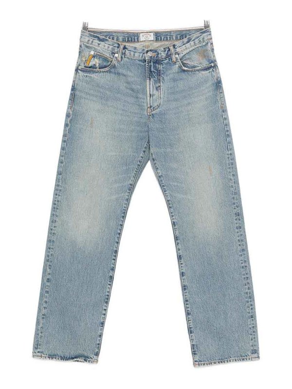 EMPORIO ARMANI: ストレートジーンズ - ストレートジーンズ - ブルー