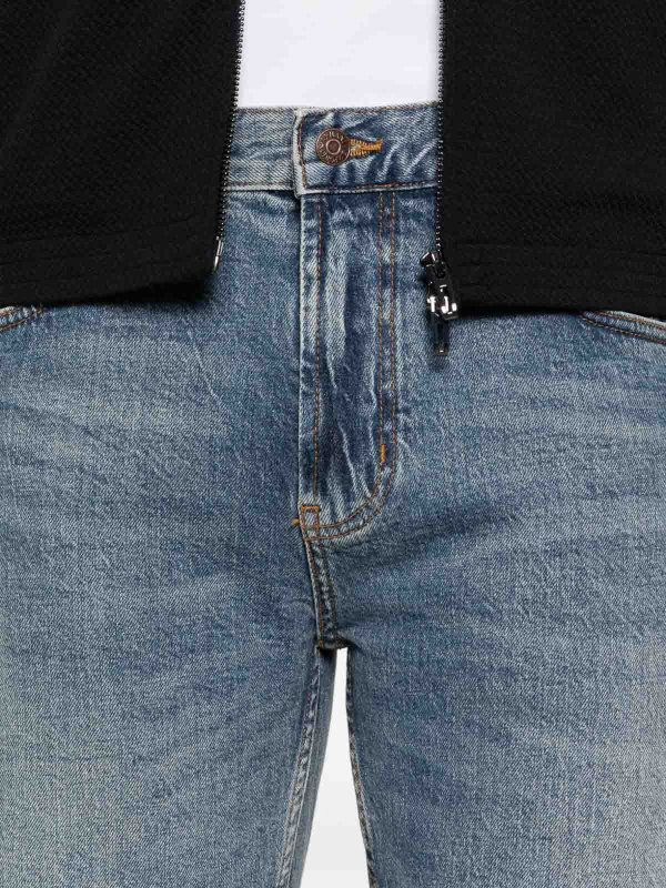 ストレートジーンズ - ブルー shop online: EMPORIO ARMANI